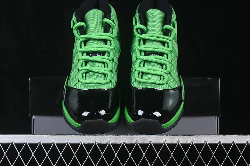 All categories Air Jordan Jordan series basketball shoes Air Jordan 11 Air Jordan 11 Retro AJ11 Joe 11 black green CT8012-310